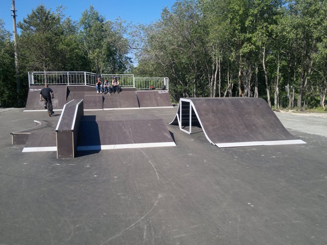 Скейт-парк в г.Мончегорск, Мурманская обл.