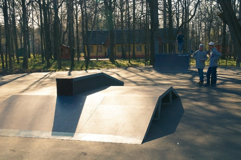 Установлен скейт-парк в г.Ступино, Московская область