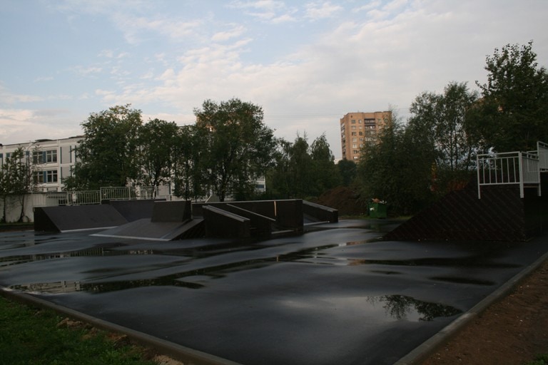 Скейт-парк в Южнопортовом районе г. Москвы