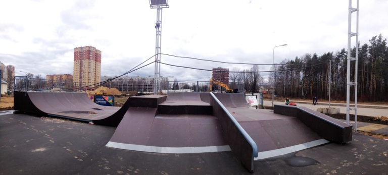 Скейт-парк в г.Московский (Новомосковский административный округ).