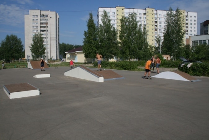 Скейт-парк в г. Радужный, Владимирская обл.