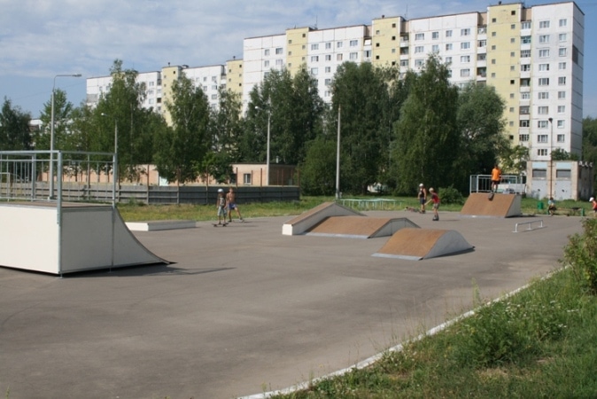 Скейт-парк в г. Радужный, Владимирская обл.