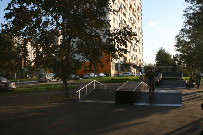 Скейт-парк на Ленинском проспекте, г.Москва
