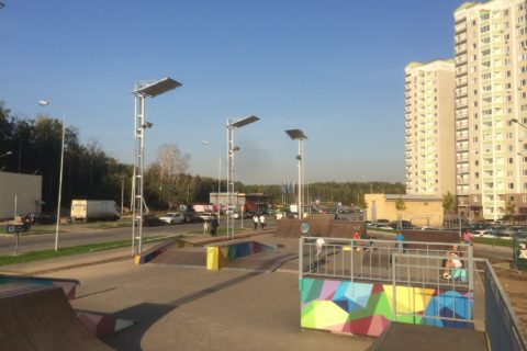 Фото Скейт-парк в г. Московский (новомосковский административный округ).