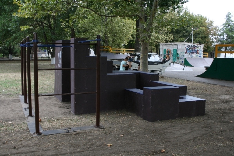 Поставка паркур парка в г.Гулькевичи, Краснодарский край