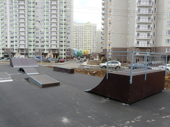 Скейт-парк в г.Московский (Новомосковский административный округ).