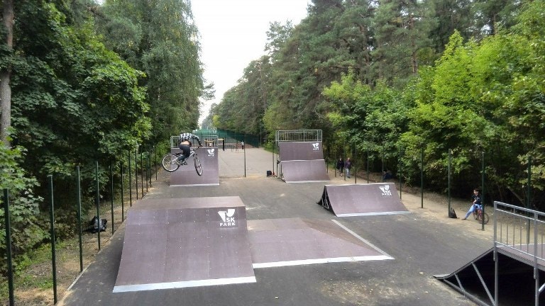 Скейт-парк в г.Жуковский, Московская область.