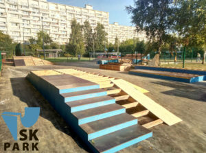 Компания SKpark приступила к монтажу скейт-парка в Зеленограде