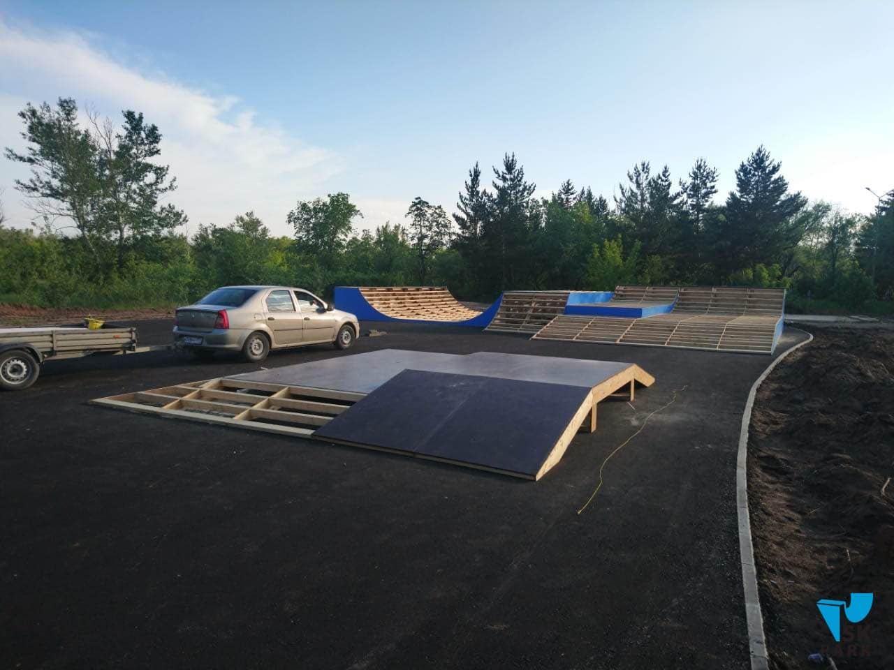Компания SK PARK ведет строительство скейтпарка в г. Караганде, РК