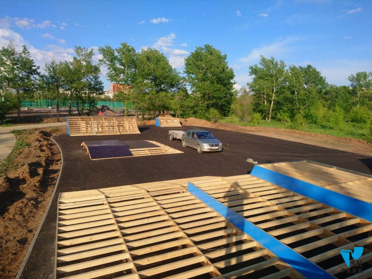Компания SK PARK ведет строительство скейтпарка в г. Караганде, РК
