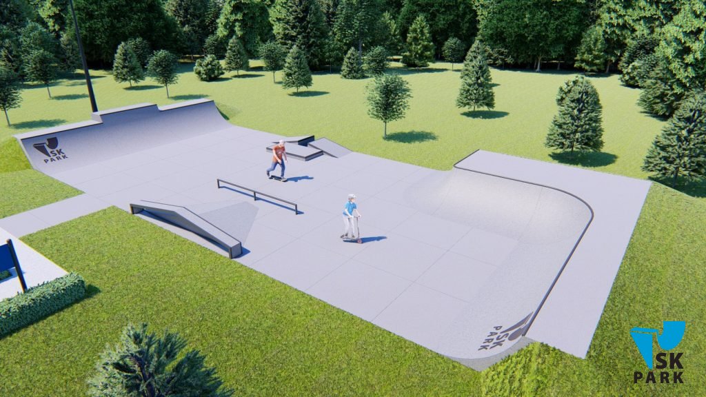Проект бетонного скейт-парка SKB-02