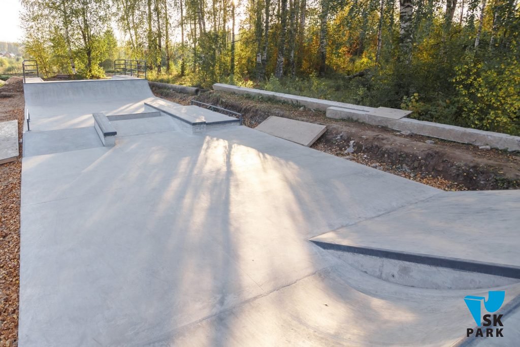 Бетонный скейт парк в г.Буй, Костромская область/ Concrete skatepark in Bui, Russia