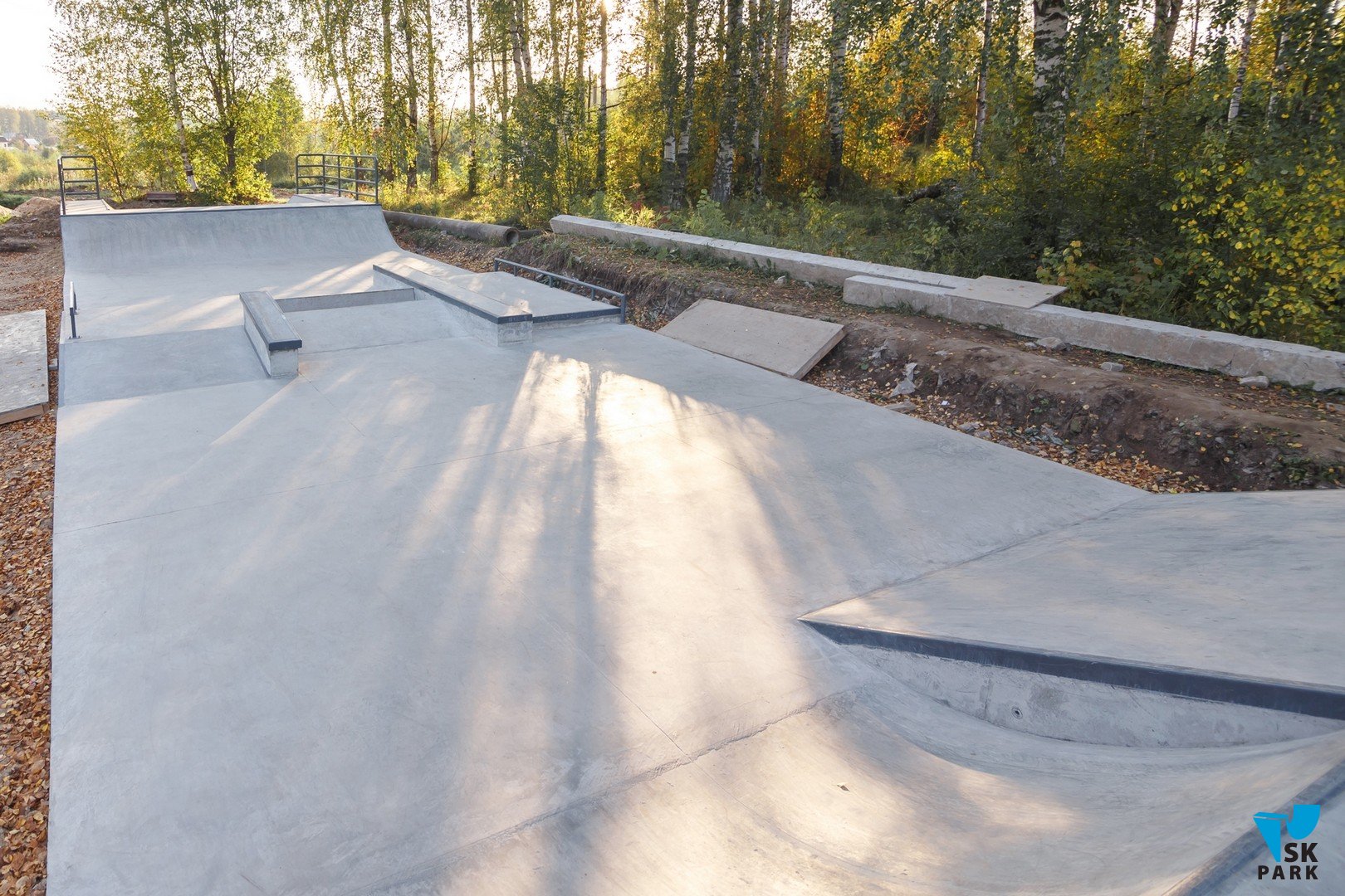 Бетонный скейт парк в г.Буй, Костромская область/ Concrete skatepark in  Bui, Russia - СК Парк