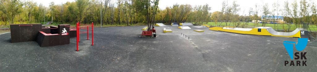 Спортивный кластер: Скейт парк и Паркур площадка г.Орск / Skatepark and Parkour park in Orsk