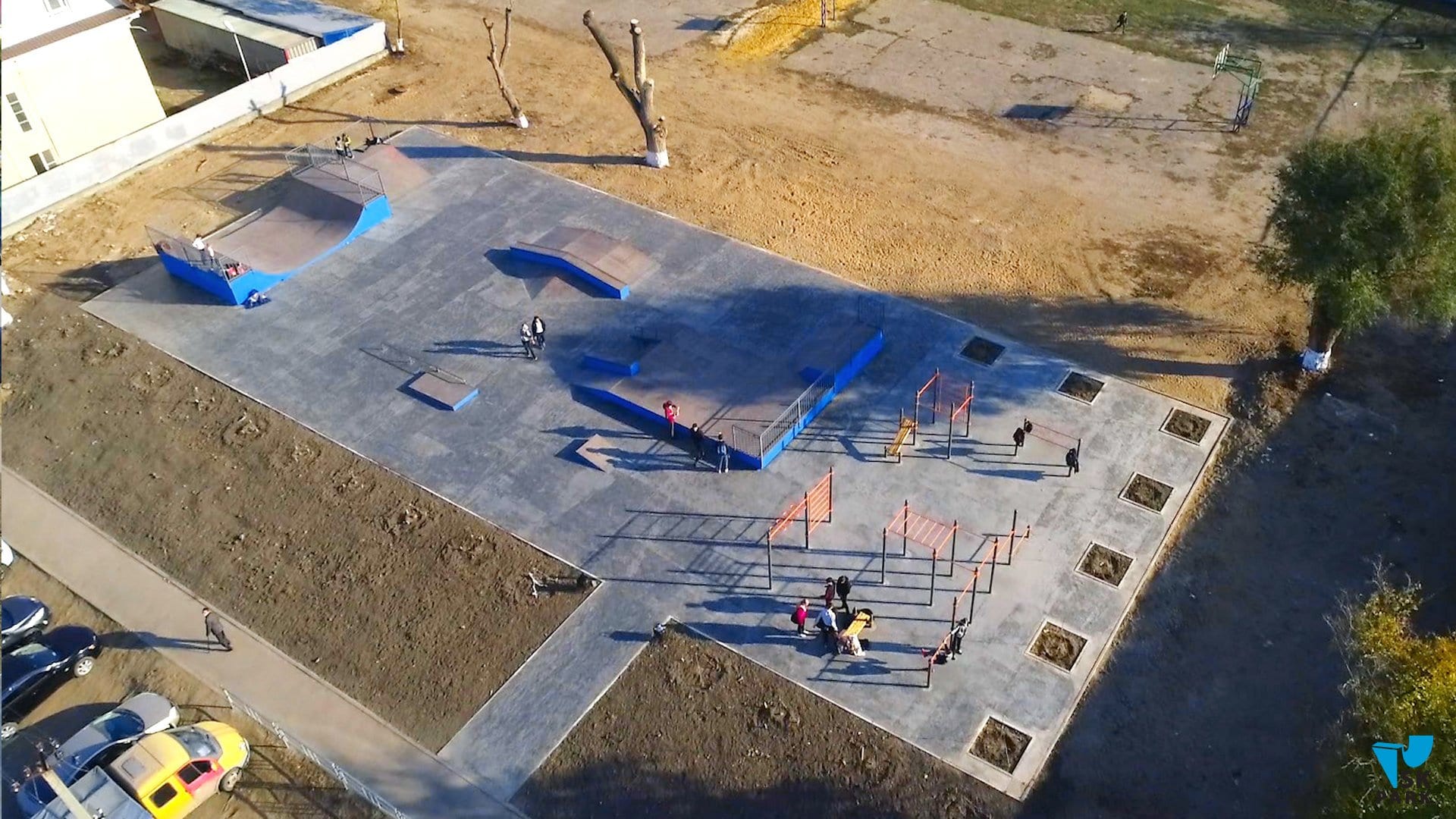 Строительство Скейт парка и воркаут площадки в Тамани