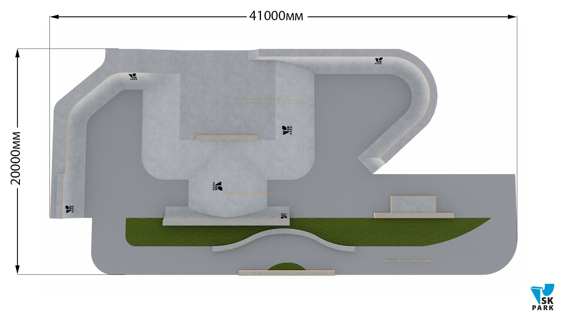 Проект спортивного кластера для молодежи Concept SK-07
