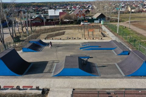 Фото Скейт парк и Воркаут площадка в Иркутской области