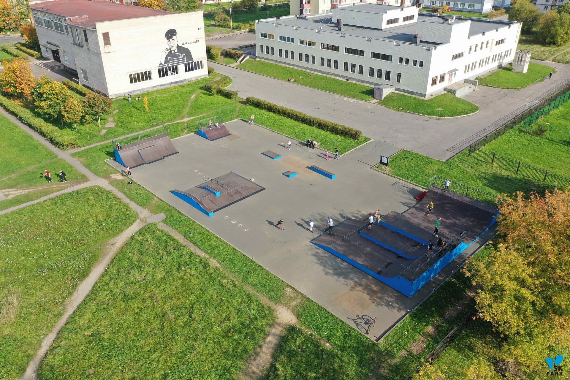 Новый скейт парк в г.Волхов