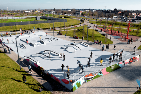 Фото Бетонный скейт парк в г. Краснодар, ЖК Родные Просторы