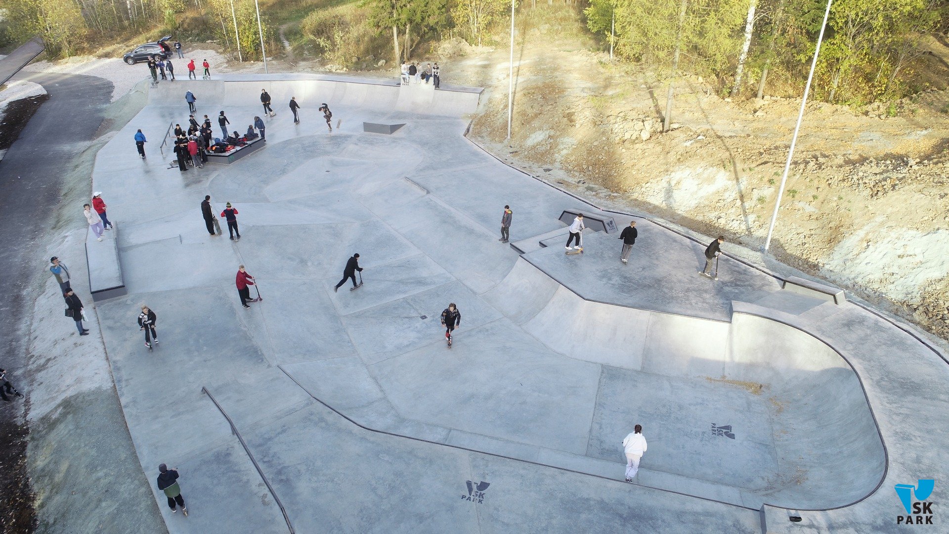 Бетонный скейт парк в г. Нижний Тагил (