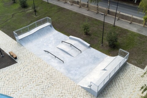 Фото Бетонный скейт парк в г. Алексине